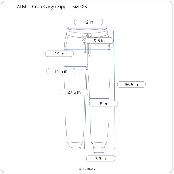 Worn once- ATM XS Tencel Joggers with Zipper Pockets‎ - Picture 9 of 9
